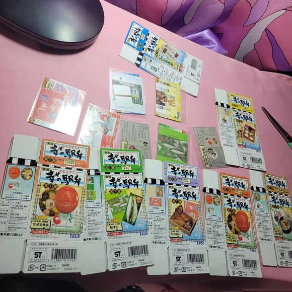 Full Set Face 2003 Japan Station Bento Doll Food Miniature Mini Toy Rare Rement - Picture 12 of 16